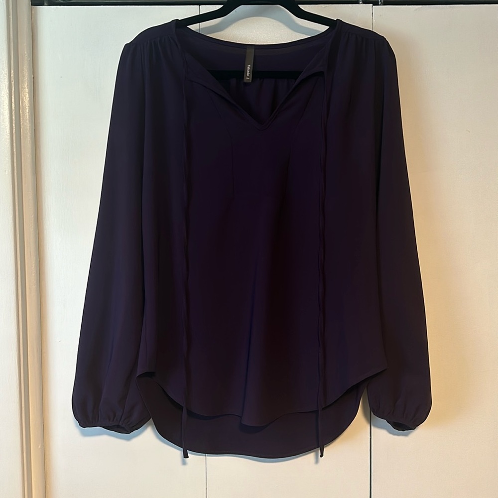 Purple Relaxed Fit Casual Top